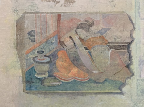 TINA ENGELS Artifacts Oil on linen, mounted on panel