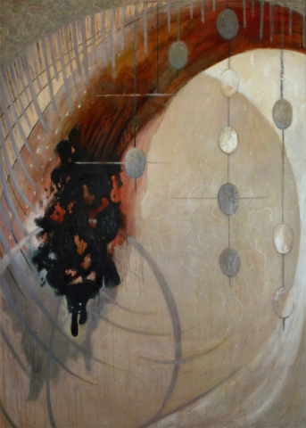 Tina Seligman Rotations acrylic on canvas