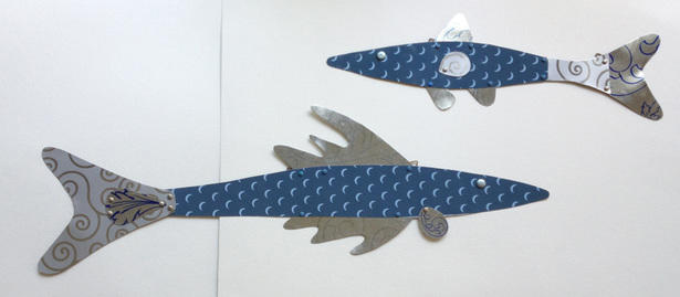 TIN CAN SALLY • Sally Seamans • Recycled Tin Art and Jewelry fish 