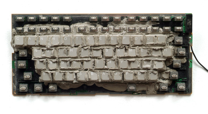 TOBY ZALLMAN Keyboards Clay on keyboard