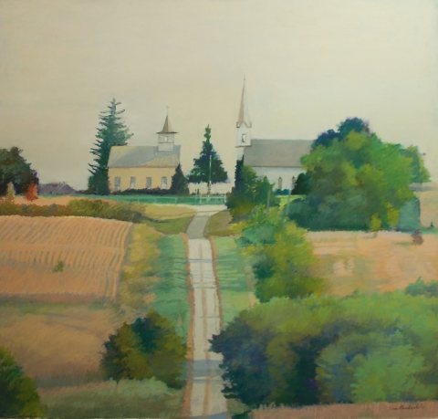 Middleton place oil pastel, paper, 58x76cm, 2020 — Elena's Gallery