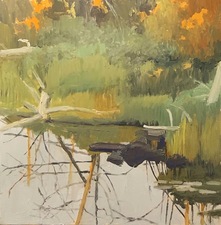 Tom Maakestad Woods and Water Portfolio Oil on Panel