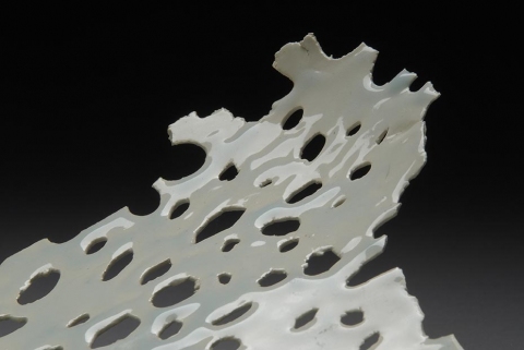 Tomoko Amaki Abe Ceramics paper clay, low fire glaze