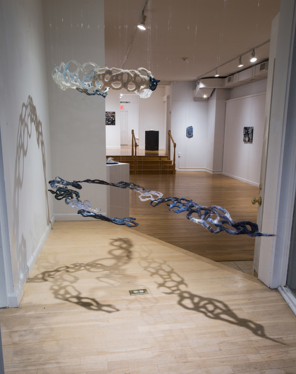 Tomoko Amaki Abe Installation Porcelain, Glass, Wool