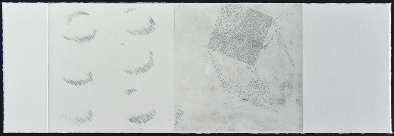 Tongji Philip Qian recent works Etching on paper