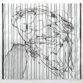 Tongji Philip Qian Left- and Right-footed Drawings Graphite and pigment marker on paper