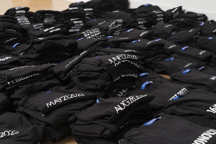 Tongji Philip Qian recent work Ink on fabric