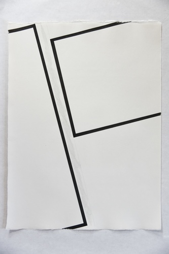 Tongji Philip Qian recent work Graphite and pigment marker on paper