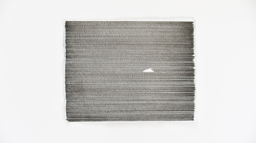 Tongji Philip Qian recent work Pigment marker on paper with cutout