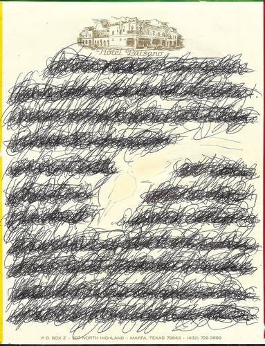 Tongji Philip Qian recent work Ink, acrylic, and shoe polish on gifted paper