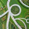  Aerialscapes acrylic on canvas