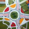  Aerialscapes acrylic on canvas