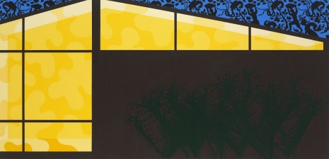 Tricia Wright Pattern & Architecture (2003-2009) acrylic on canvas