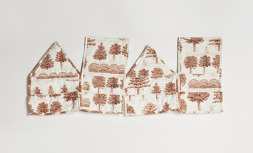 Venetia Dale house plans (2017) printed and quilted belgian linen