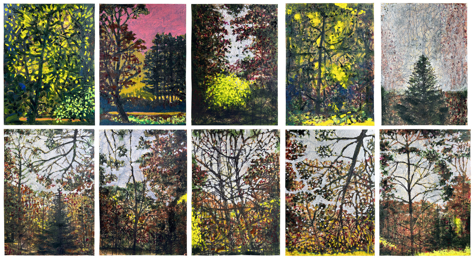 Victor Davson "Ode To Autumn" and Other Recent Landscapes acrylic on canvas