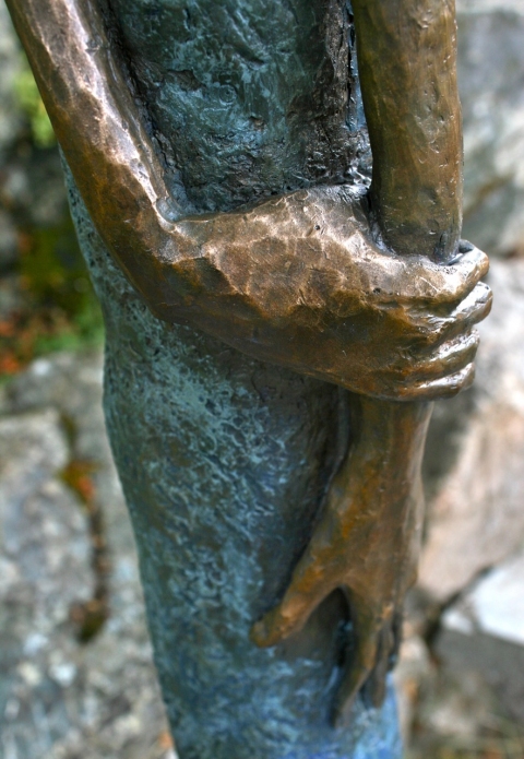 Swept Away detail Bronze Work Bronze