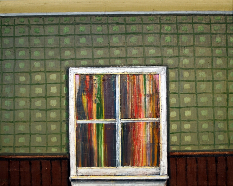 wayne hopkins windows oil on canvas