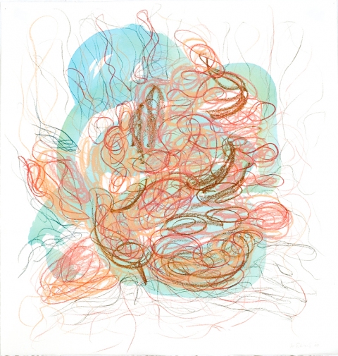 Wendy V. Edwards Drawings watercolor, crayon