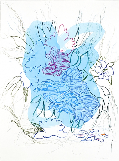 Wendy V. Edwards Drawings watercolor, crayon