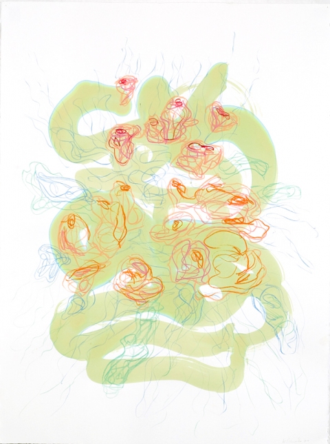 Wendy V. Edwards Drawings watercolor, crayon