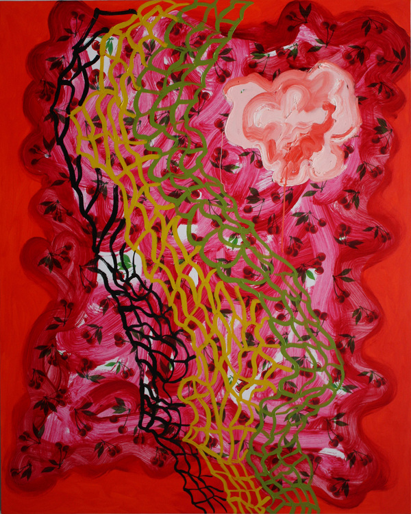 Wendy V. Edwards Paintings oil on oil cloth on canvas