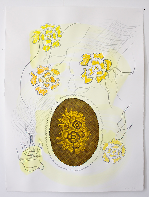 Wendy V. Edwards Drawings mixed media on paper