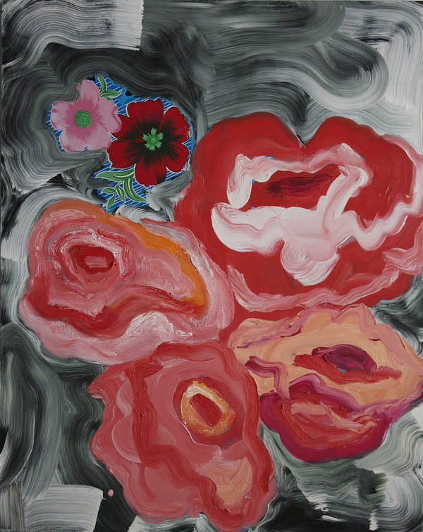 Wendy V. Edwards Paintings oil and oil cloth on canvas