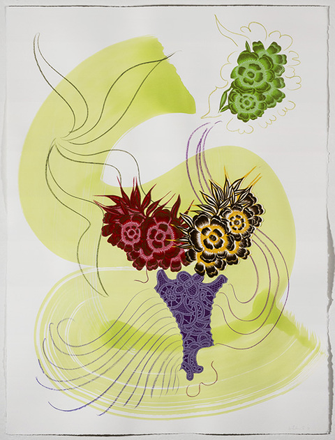 Wendy V. Edwards Drawings crayon and ink on paper