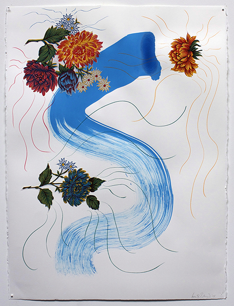 Wendy V. Edwards Drawings ink, crayon, collage on paper