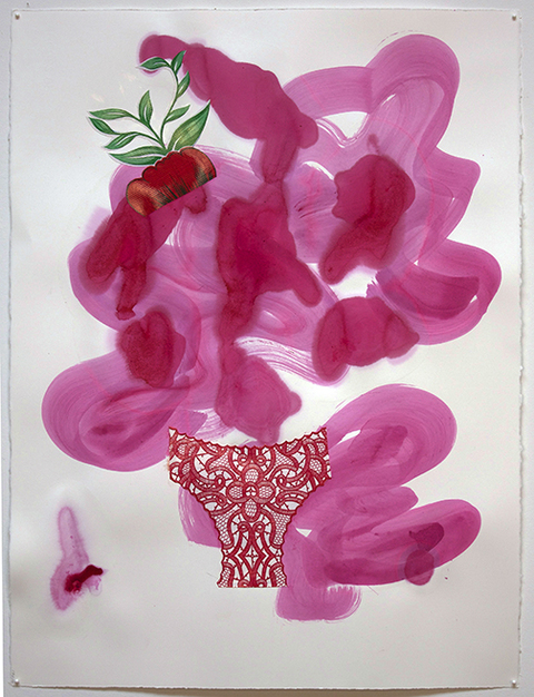 Wendy V. Edwards Drawings ink and collage on paper 