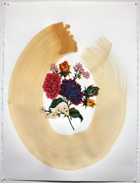 Wendy V. Edwards Drawings ink and collage on paper