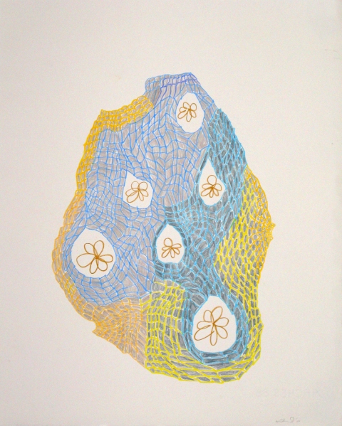 Wendy V. Edwards Drawings Colored pencil on paper