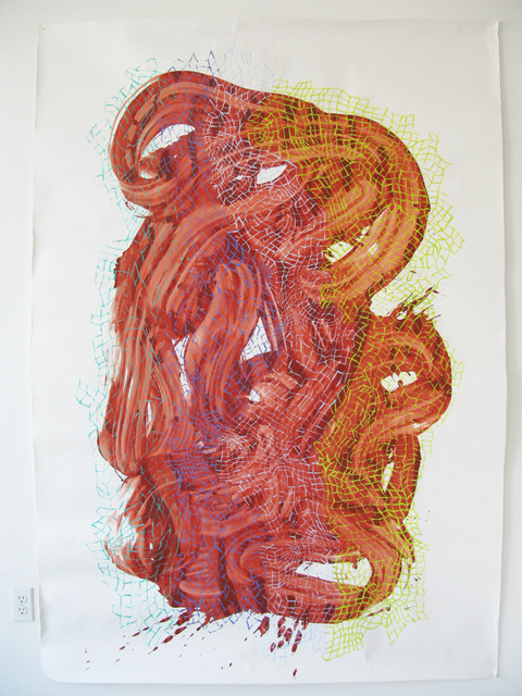 Wendy V. Edwards Drawings Acrylic on paper