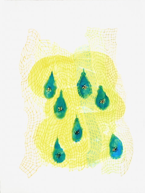 Wendy V. Edwards Drawings Crayon and watercolor on paper