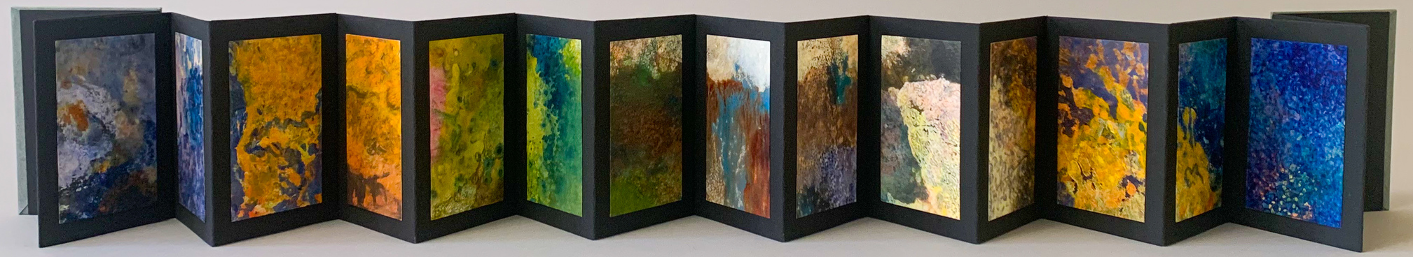 Willa Cox Abstract Narratives Mixed media on paper