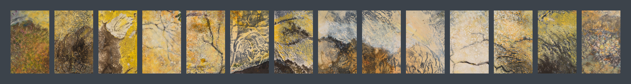 Willa Cox Abstract Narratives Mixed media on paper