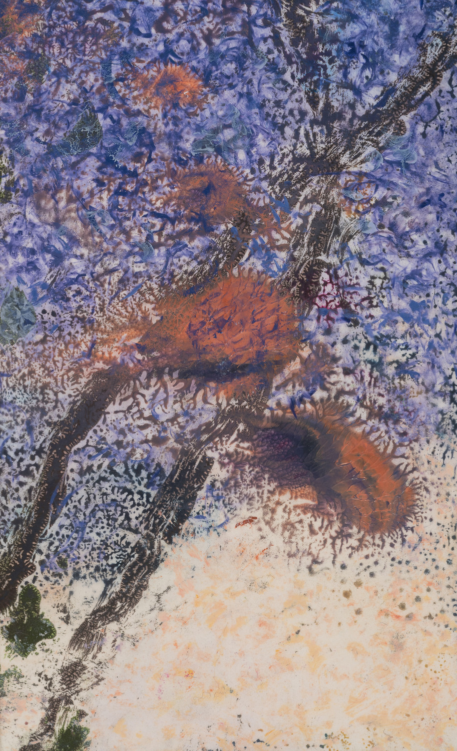 Willa Cox  One sequence and its individual panels monotype on paper