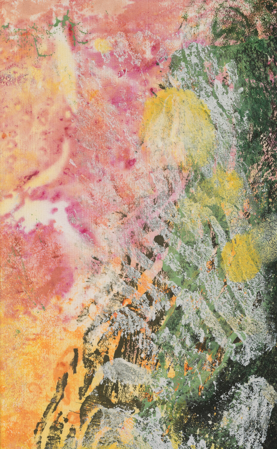 Willa Cox  One sequence and its individual panels monotype on paper