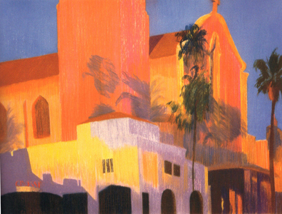 William Clutz Paintings pastel on paper, 29 x 39 inches