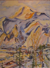 William Barstow Alaska Oil on Canvas