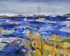 William Barstow Nantucket Landscapes Oil on Canvas