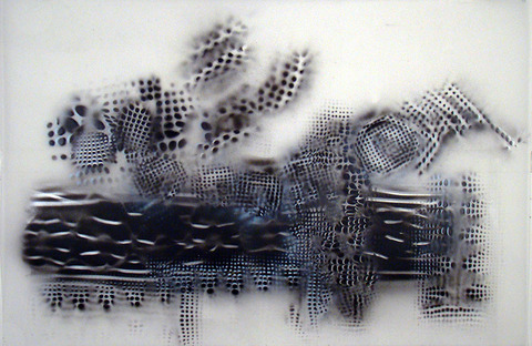 William Niemeier Drawings 1 spray paint on mylar