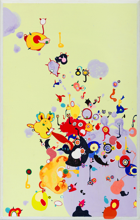YEJI JUN  acrylic on wood panel