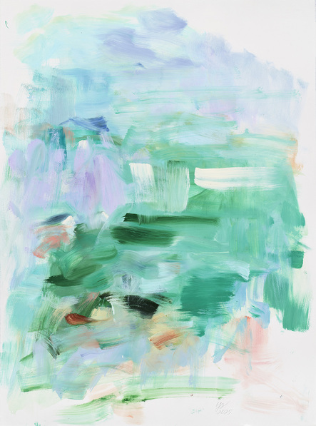 YOLANDA SÁNCHEZ Works on Paper oil on Arches paper