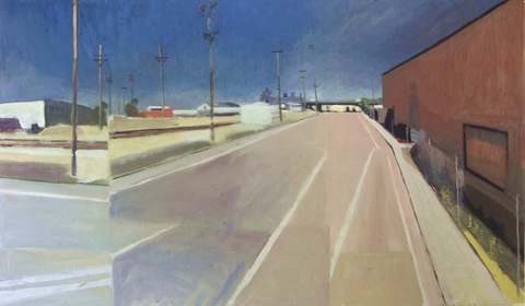 Craig Eastland Exit Left for America oil on canvas