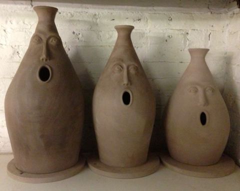 Zack Robinson Sculpture And Ceramics Commissions Face Vases