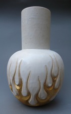 Zack Robinson | Sculpture and Ceramics Vases Ceramic and 24k Gold Leaf