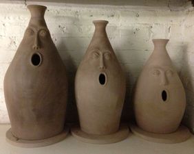 Zack Robinson | Sculpture and Ceramics Face Vases Ceramic