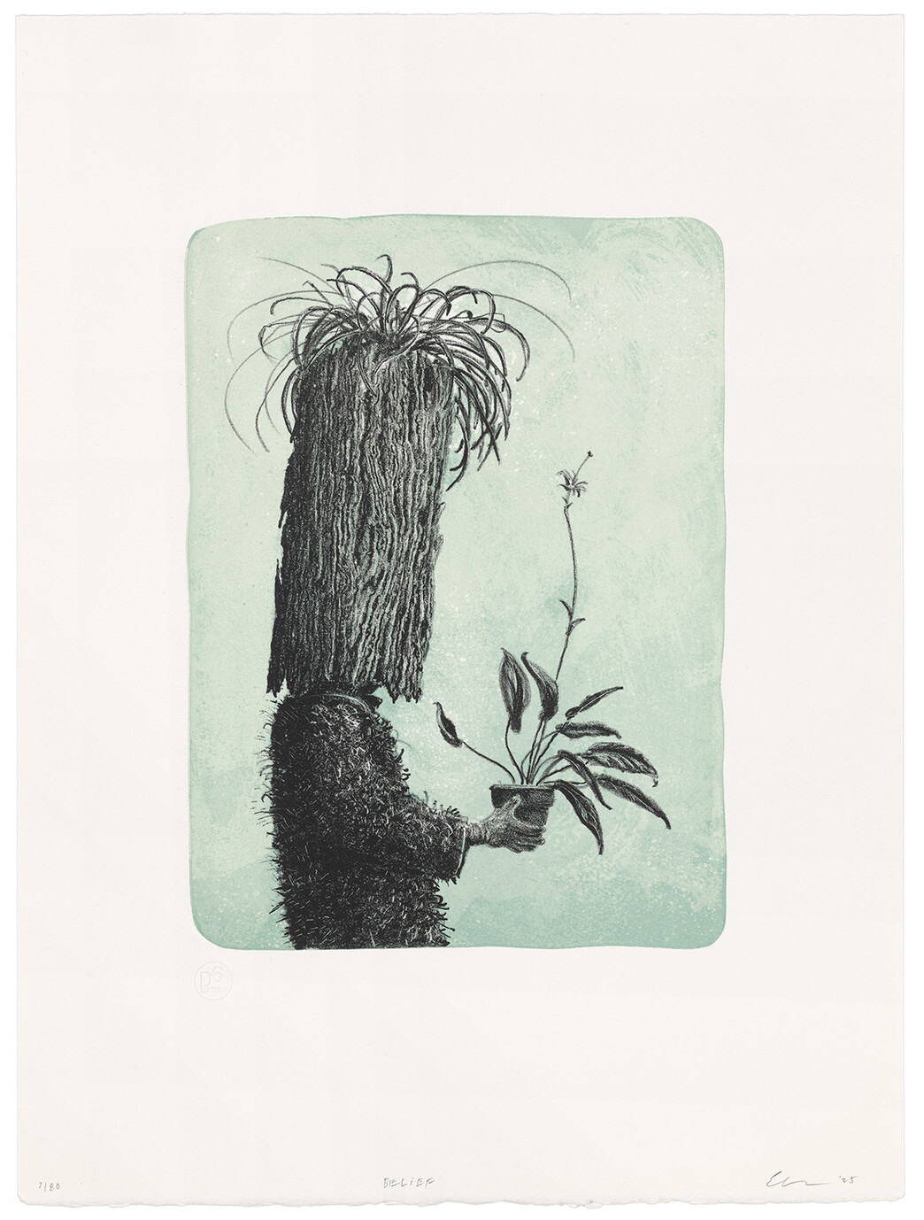 BIG PAPER AIRPLANE ETHAN MURROW : LITHOGRAPHY : NEW LITHOS FRANCE