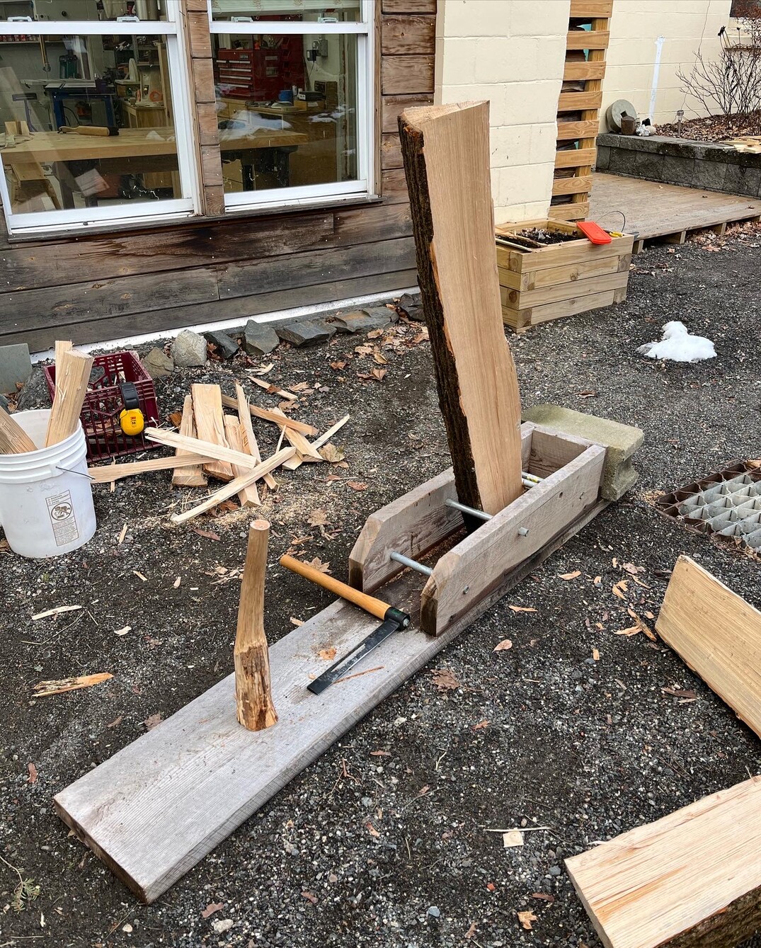 Gina Siepel : Works : To Understand a Tree : Green Woodworking